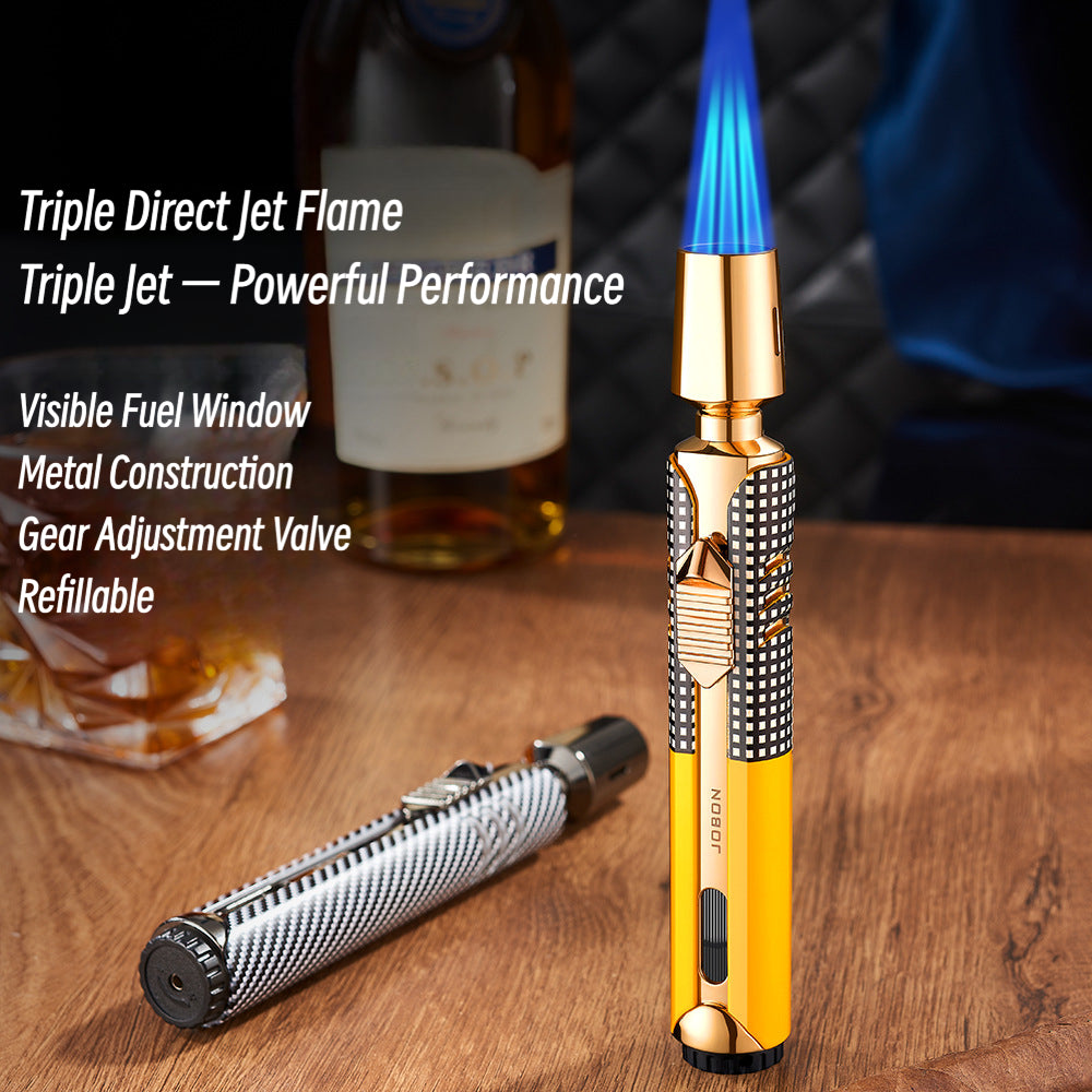 Visual Flame Lighter – Portable Long Rectangular Design for Premium Aromatherapy and Heat Applications