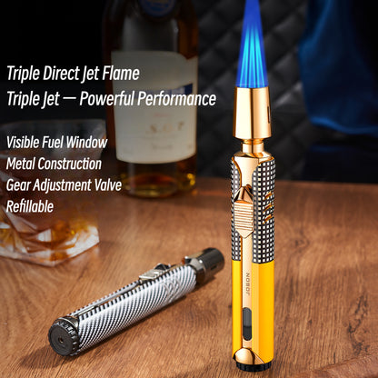 Visual Flame Lighter – Portable Long Rectangular Design for Premium Aromatherapy and Heat Applications