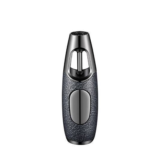Windproof Blue Flame Metal Lighter for Incense Sticks and Outdoor Use, Compact Refillable Jet Torch Igniter for Men
