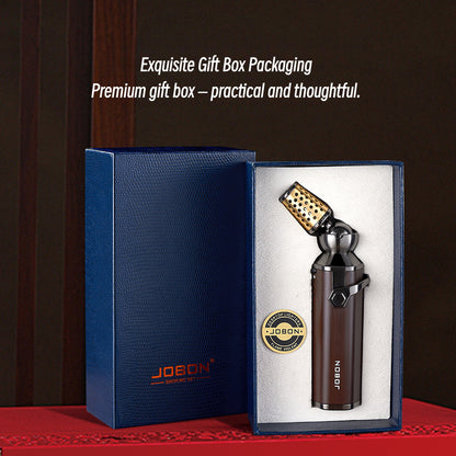 Kitchen Lighter with Rotatable Nozzle, Direct Flame Torch, Safety Lock