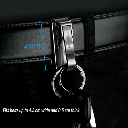 Honest Men's Minimalist Leather Belt Keychain – Creative Waist Belt Key Holder, Car Gifts, Wholesale