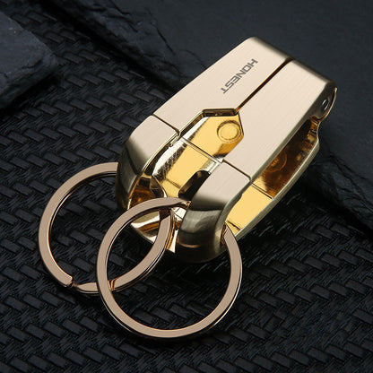 Honest Stainless Steel Sports Pants Keychain for Men - Car Key Holder, Waist Hook, Durable and Stylish Design