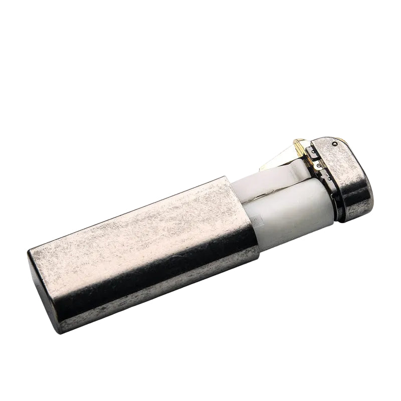 Honest Detachable Gas Tank Refillable Metal Lighter Retro Style Flint Wheel Lighter Wholesale Gift Items