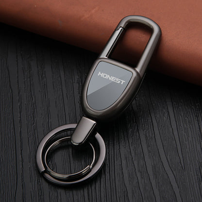 HONEST BaiCheng Men's Metal Car Keychain - Creative Gift for Men & Women, Wholesale Direct from Manufacturer