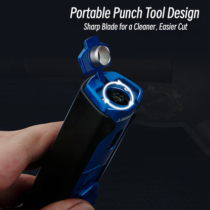 Honest Custom Multi-Function Quad Jet Blue Flame Refillable Lighter with Metal Body and Viewing Window Wholesale Gifts