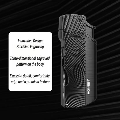 Honest Windproof Torch Lighter for Moxibustion – High-Capacity Portable Outdoor Lighter for Cross-Border Sales