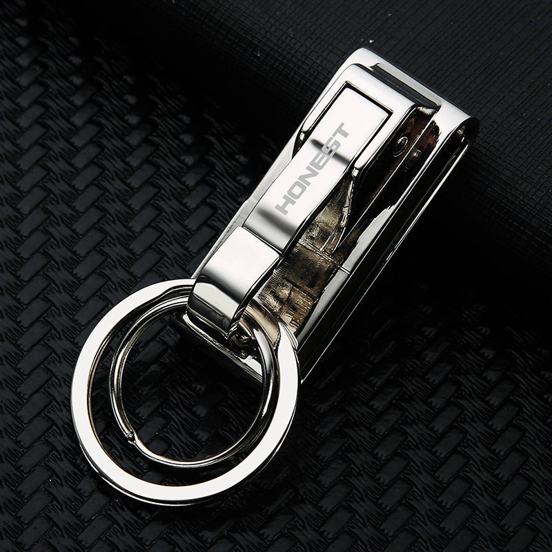 Honest Men's Minimalist Leather Belt Keychain – Creative Waist Belt Key Holder, Car Gifts, Wholesale