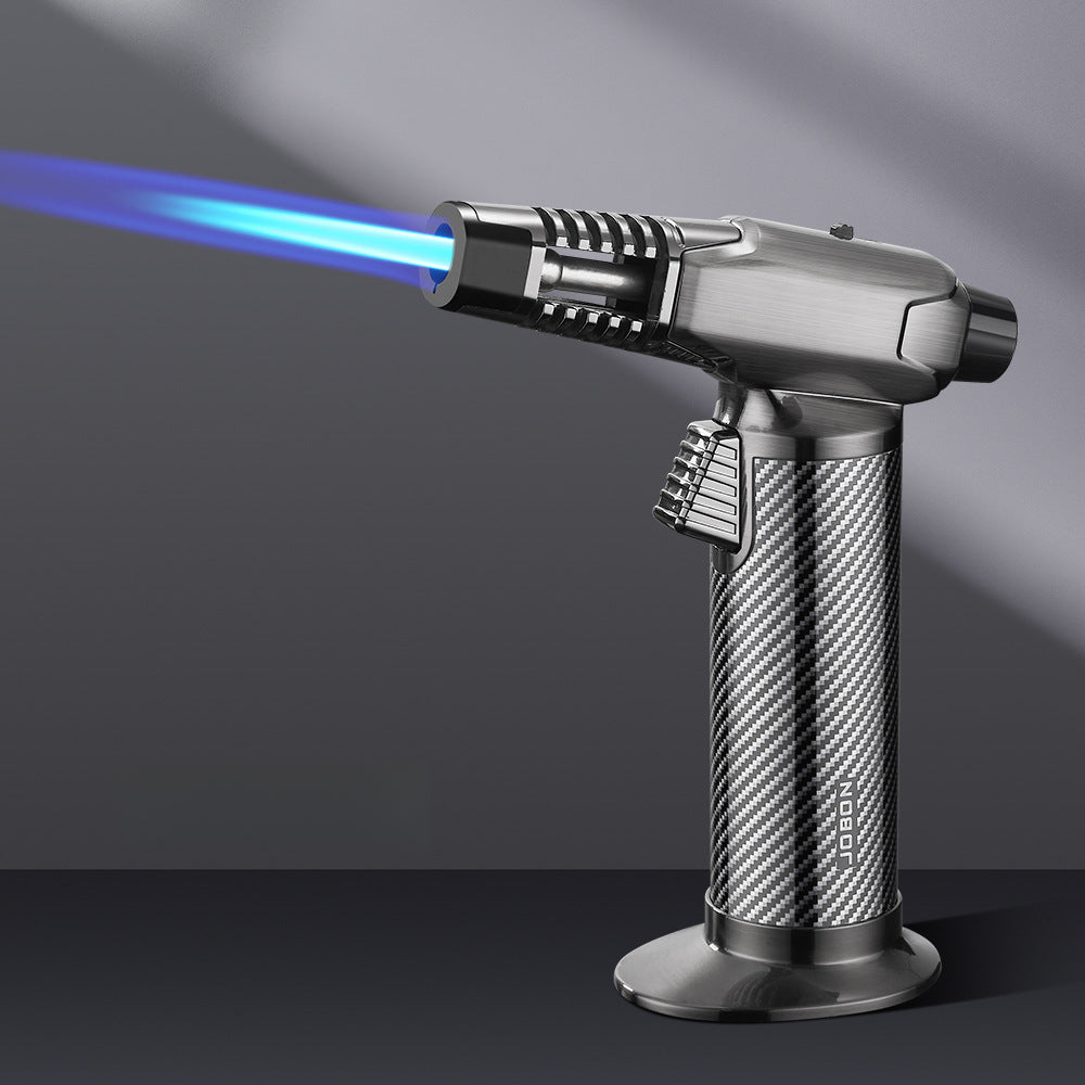 High-Power Jet Flame Torch Lighter Refillable Butane Windproof Igniter for Outdoor Camping, BBQ, Kitchen Cooking & Multipurpose Use