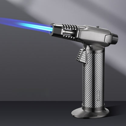 High-Power Jet Flame Torch Lighter Refillable Butane Windproof Igniter for Outdoor Camping, BBQ, Kitchen Cooking & Multipurpose Use