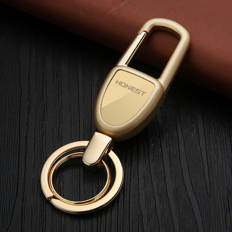 HONEST BaiCheng Men's Metal Car Keychain - Creative Gift for Men & Women, Wholesale Direct from Manufacturer