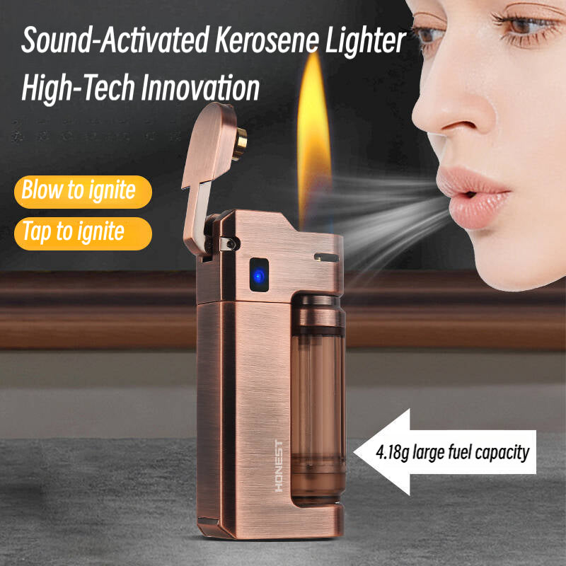 Honest Voice-Control Electric Arc Lighter – High-Tech Futuristic Design, Creative Gift for Men, Large Capacity Rechargeable Flame-Free Ignition Device