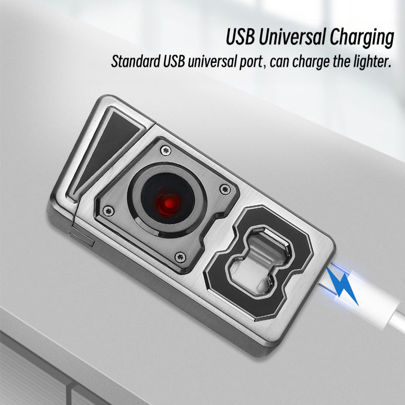 Honest Innovative Hybrid Fuel & Electric Multi-Function Lighter – Creative Strike & Blow Ignition Windproof Refillable Design for Wholesale & Outdoor Use