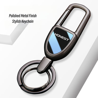 HONEST BaiCheng Men's Metal Car Keychain - Creative Gift for Men & Women, Wholesale Direct from Manufacturer