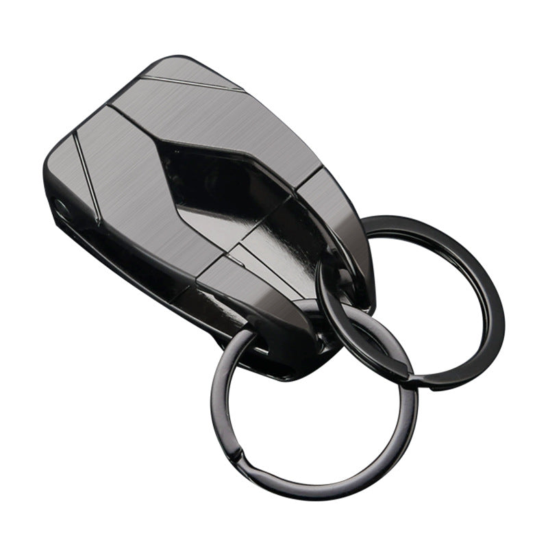 Honest New Full Metal Belt Loop Keychain - Creative Minimalist Men's Key Holder, Durable and Premium