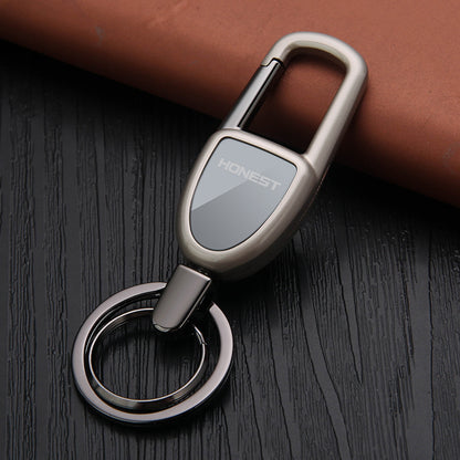 HONEST BaiCheng Men's Metal Car Keychain - Creative Gift for Men & Women, Wholesale Direct from Manufacturer