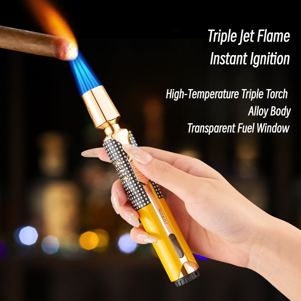Visual Flame Lighter – Portable Long Rectangular Design for Premium Aromatherapy and Heat Applications