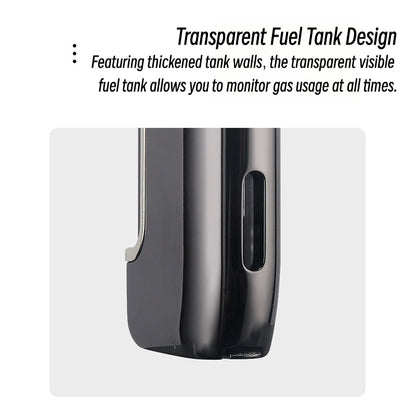 Honest New Model Focused on Single Flame Turbo Lighter – Stylish Blue Flame Electronic Push-Button Open Lid Side Ignition Refillable Lighter