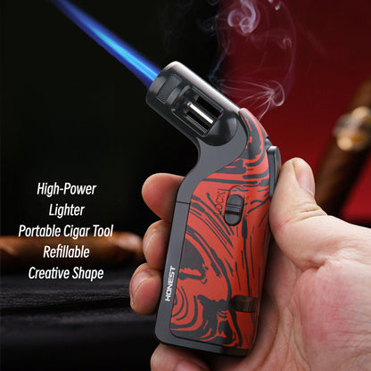 Honest Authentic Windproof Lighter Metal Durable Refillable Lighter for Moxibustion Outdoor Small Torch Wholesale