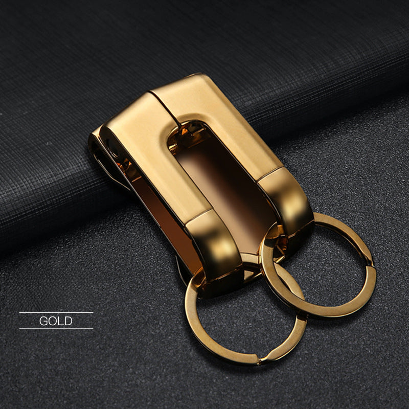 Honest Men's Belt Keychain - Premium Waist Hook, Anti-Lost Car Key Holder, Creative & Minimalist Design