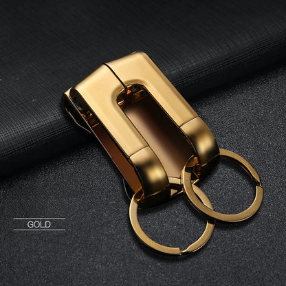 Honest Men's Belt Keychain - Premium Waist Hook, Anti-Lost Car Key Holder, Creative & Minimalist Design