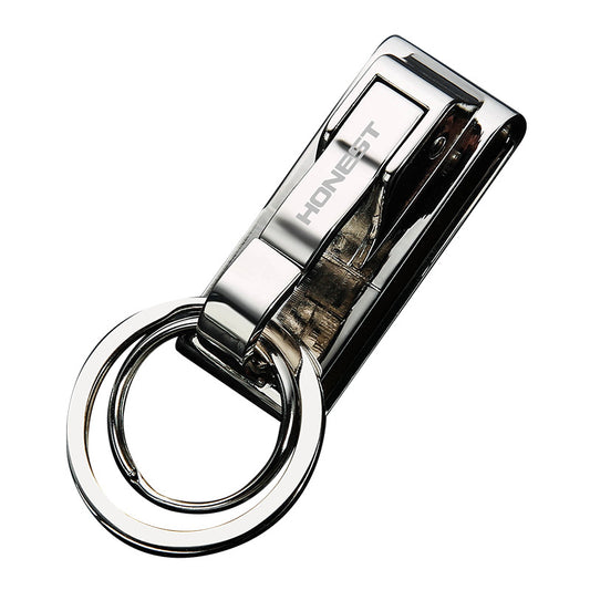 Honest Men's Minimalist Leather Belt Keychain – Creative Waist Belt Key Holder, Car Gifts, Wholesale