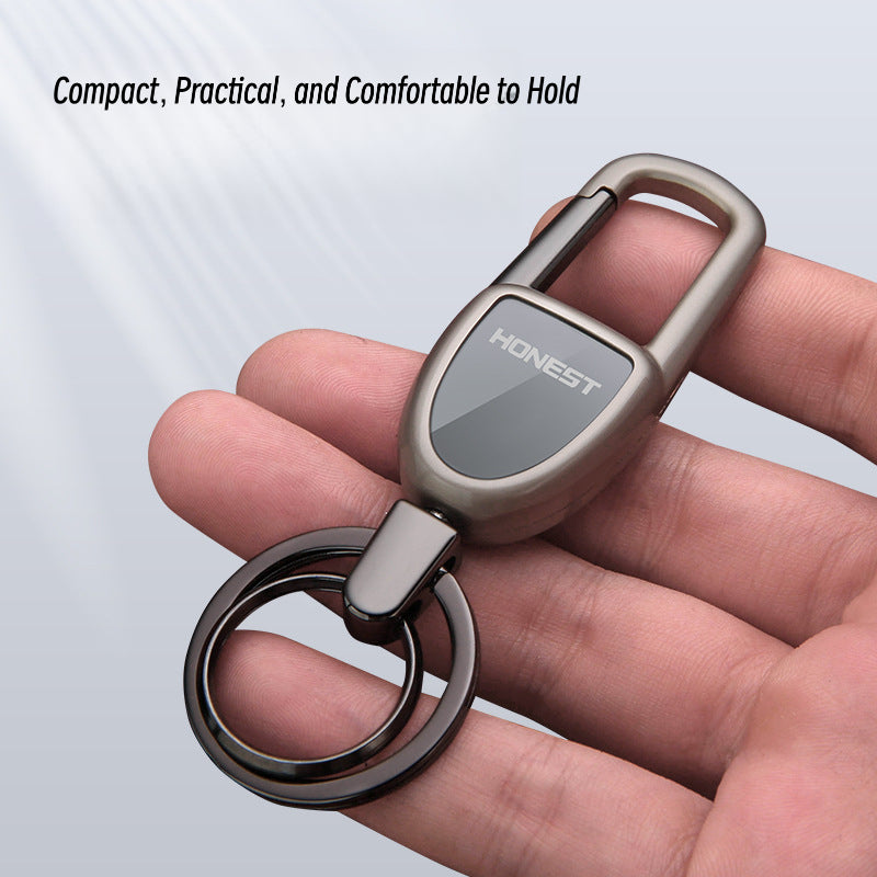 HONEST BaiCheng Men's Metal Car Keychain - Creative Gift for Men & Women, Wholesale Direct from Manufacturer