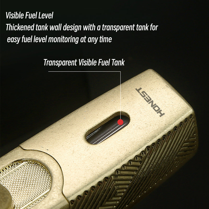 Honest New Metal Engraved Windproof Refillable Lighter Durable Flame Igniter for Aroma Therapy and Incense Wholesale