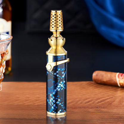 Kitchen Lighter with Rotatable Nozzle, Direct Flame Torch, Safety Lock