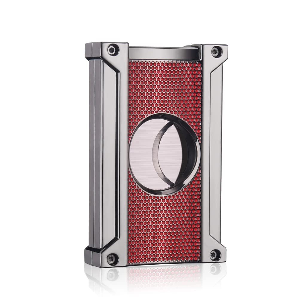 Honest Stainless Steel Cigar Cutter – Double Blade Guillotine for 20mm Cigar Diameter