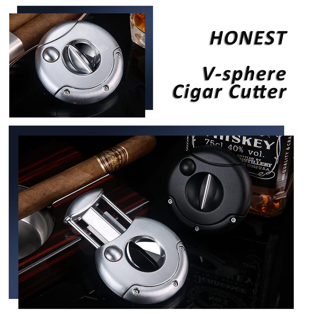 HONEST Luxury V-Cut Cigar Cutter – The Perfect Gift for Cigar Lovers